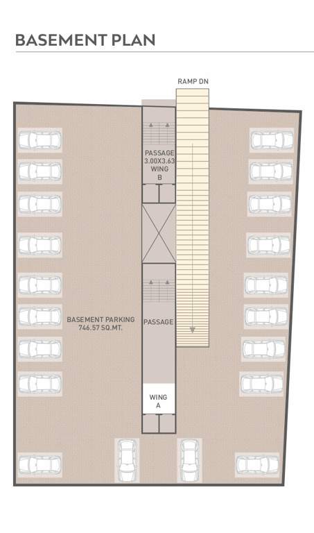  pushpam resicom Pushpam Resicom Block A B Cluster Plan for Basement