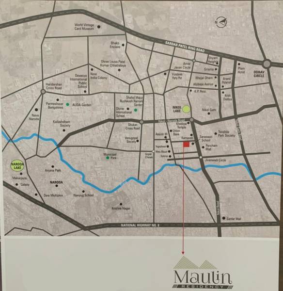  maulin-residency Location Plan