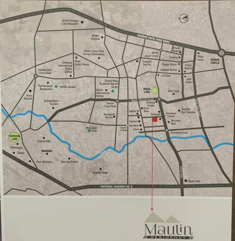  maulin residency Location Plan