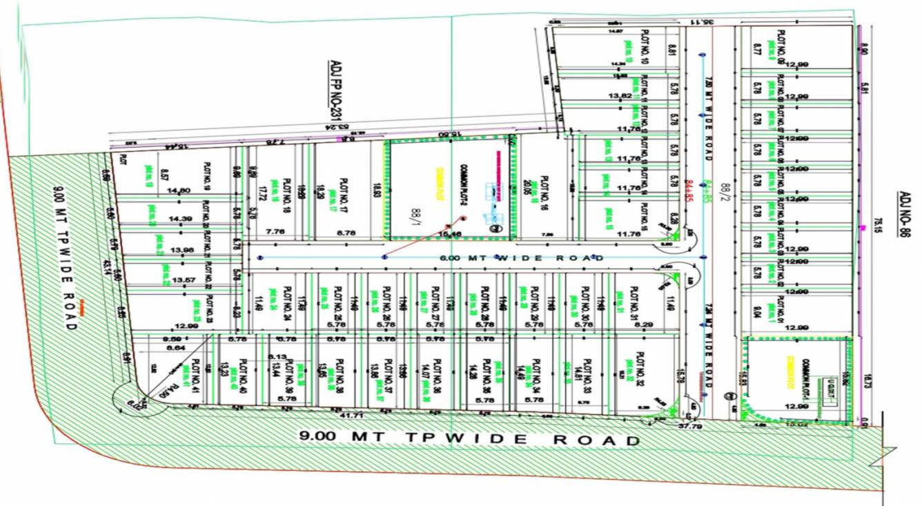  gold plot Layout Plan