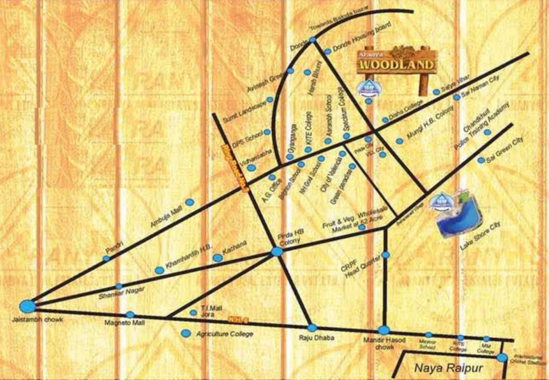 city of woodland Location Plan