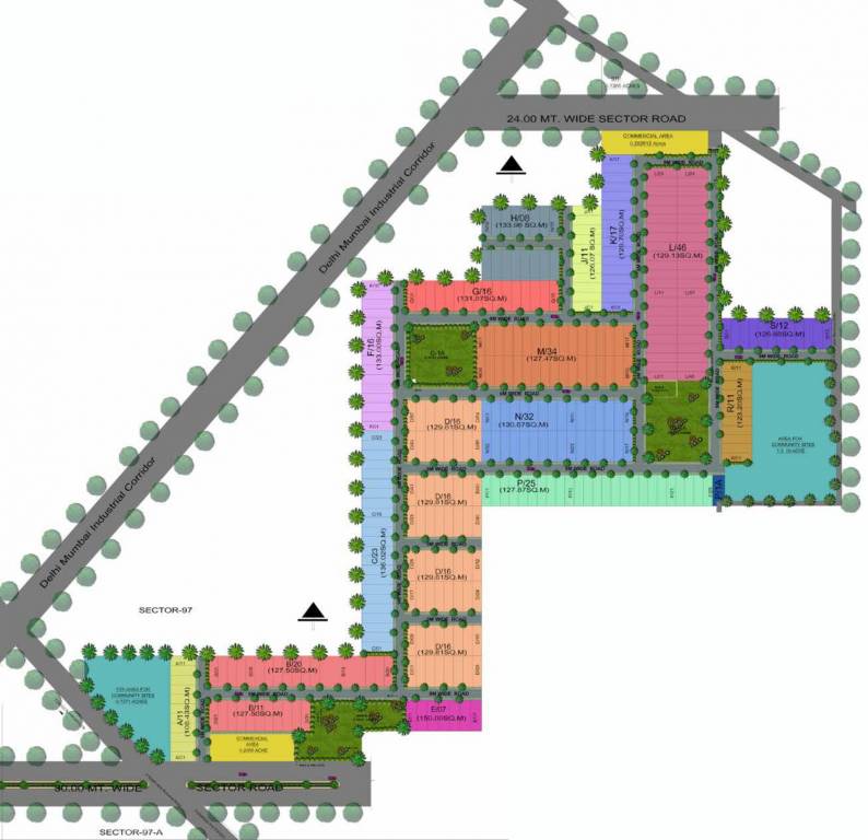  la dimora city Layout Plan