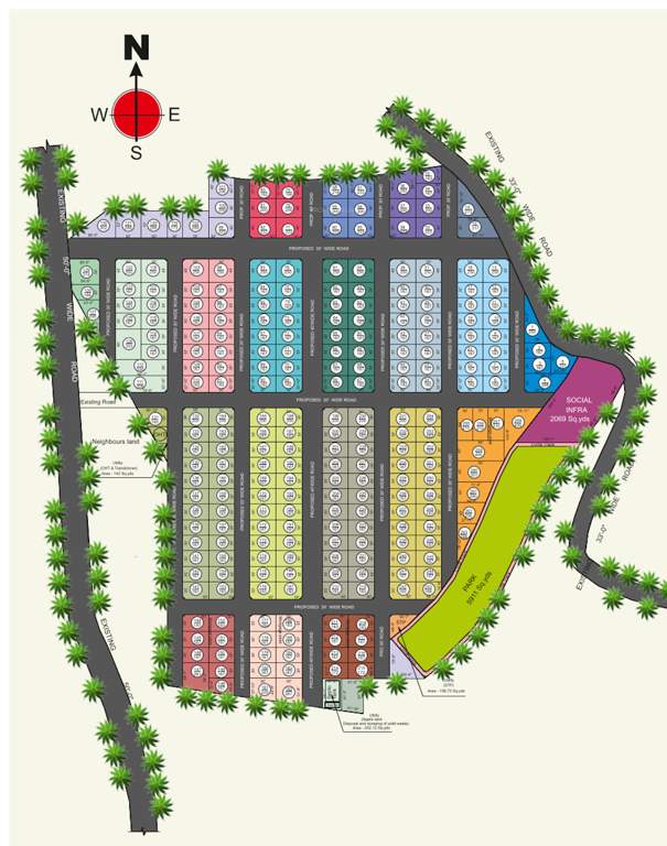  sri sai panchvati county Master Plan