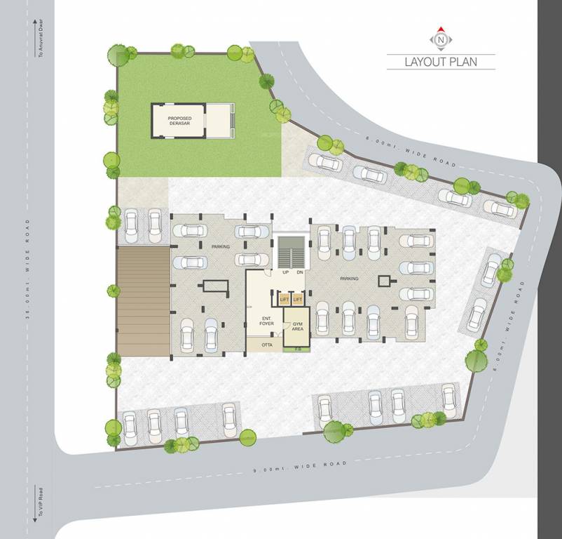  aadeshwar Layout Plan