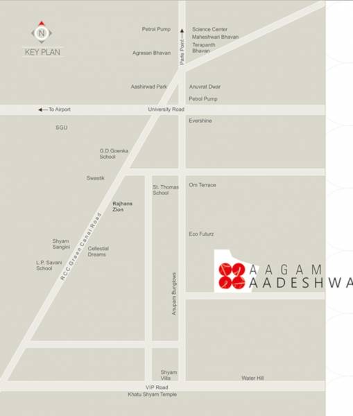  aadeshwar Location Plan