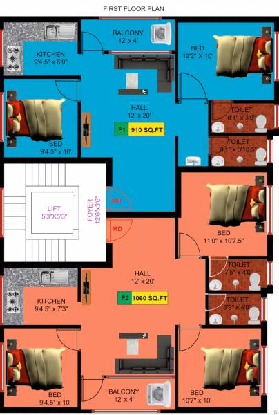  sai-merlin Sai Merlin Cluster Plan for 1st Floor