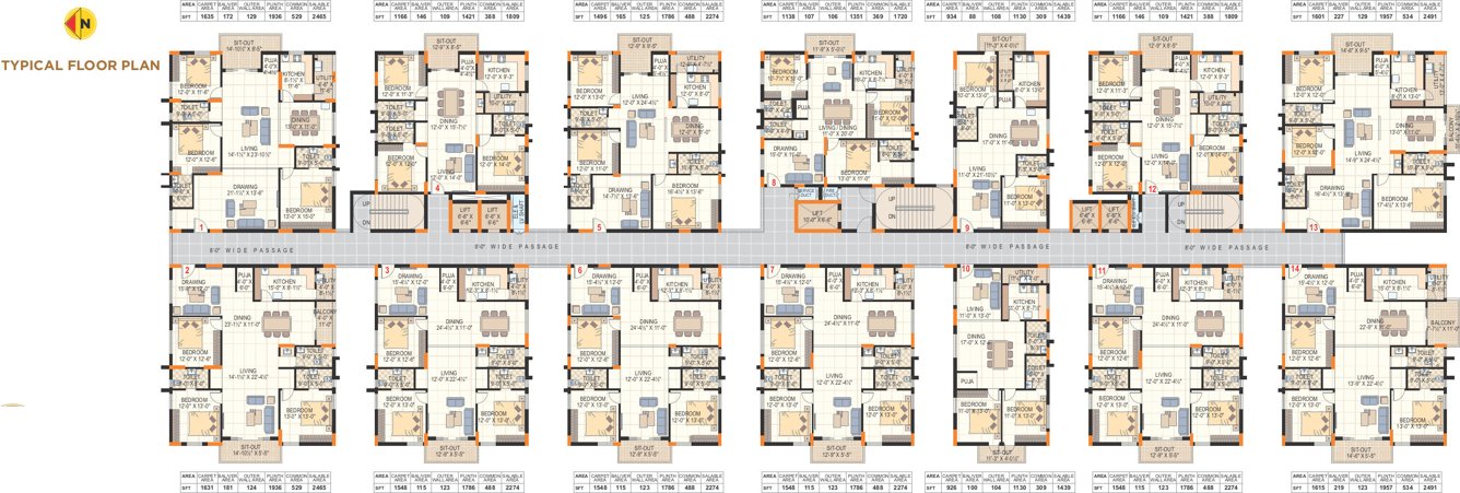  abhirama super homes Abhirama Super Homes Cluster Plan