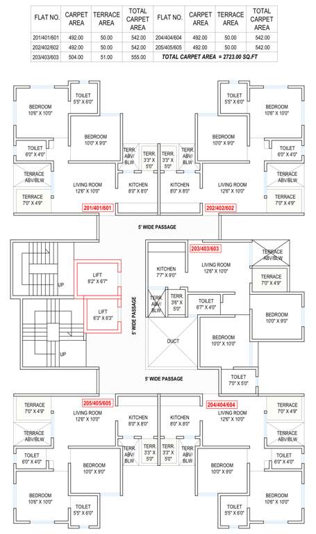  indigo phase 2 Aakar Indigo B Wing Cluster Plan Of 2nd, 4th And 6th