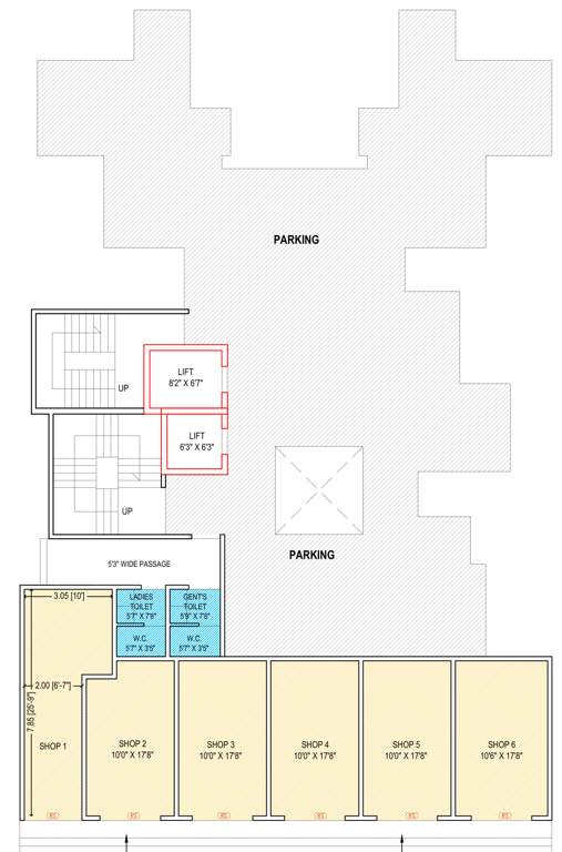  indigo phase 2 Aakar Indigo B Wing Cluster Plan Of Parking
