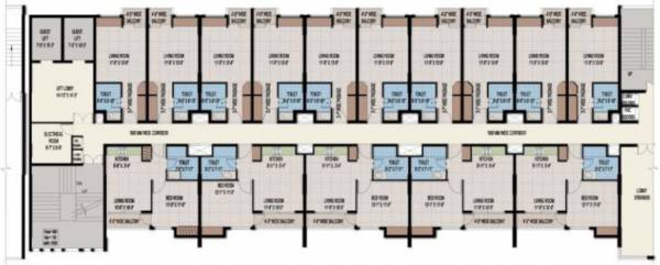  nmbpl-tower NMBPL Tower Cluster Plan from 6th to 17th Floor