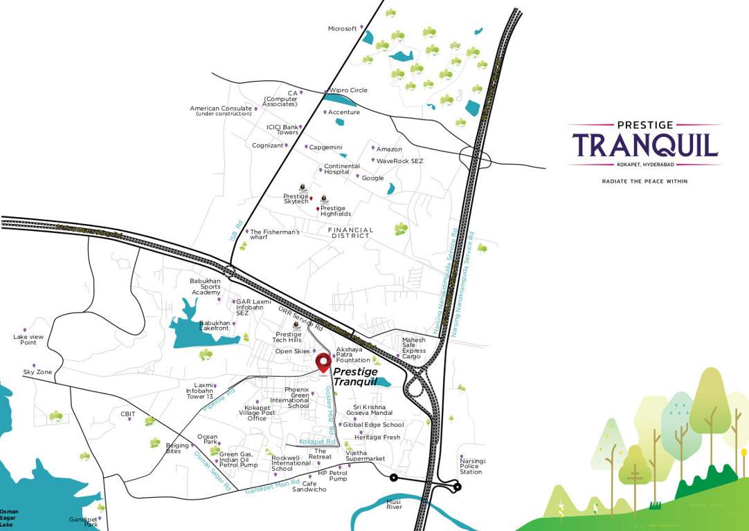  tranquil Location Plan