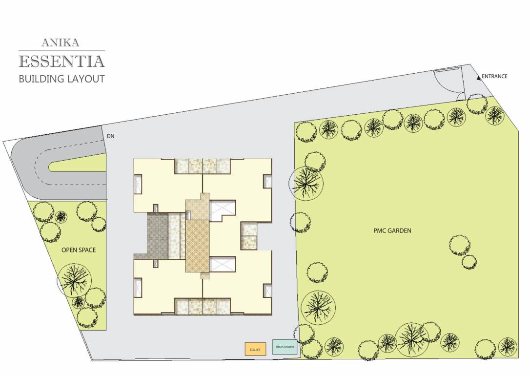  anika essentia Layout Plan