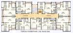  avenue Shree Ram Avenue Cluster Plan from 1st to 3rd Floor