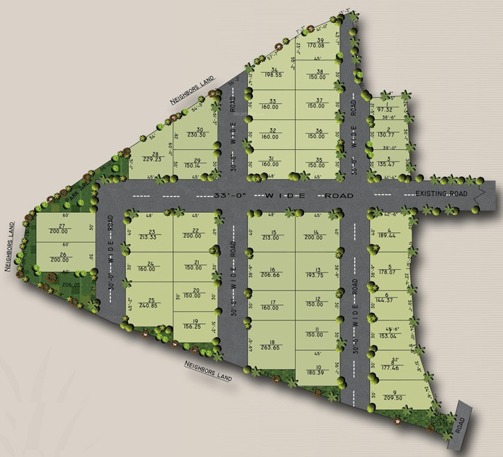  brindavan Layout Plan