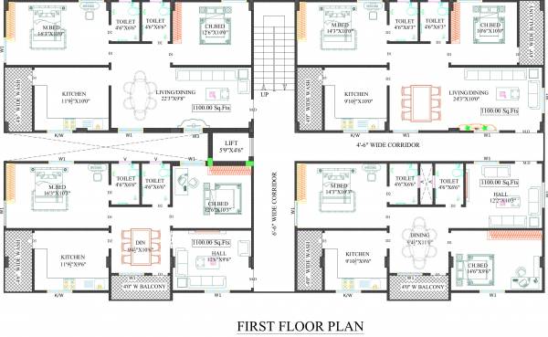  nilayam Sai Nilayam Cluster Plan From 1st To 3rd Floor