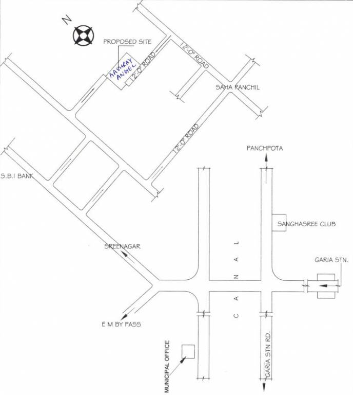  aashray angel Location Plan