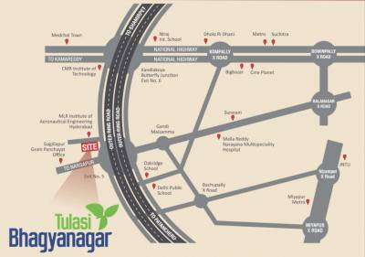  tulasi-bhagyanagar Location Plan