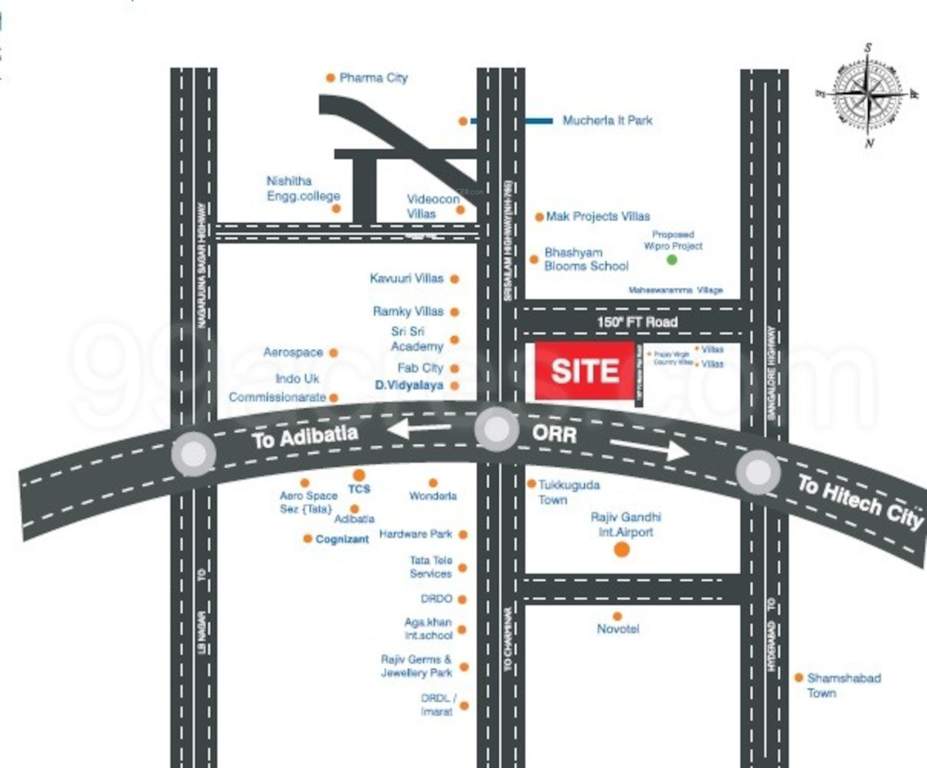  imperial city Location Plan