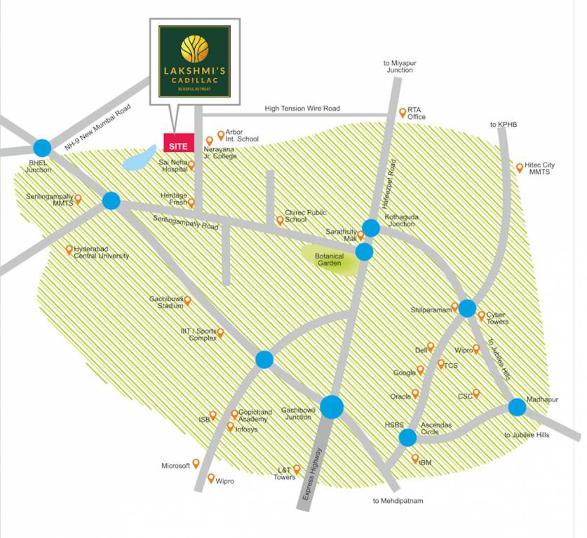  cadillac Location Plan