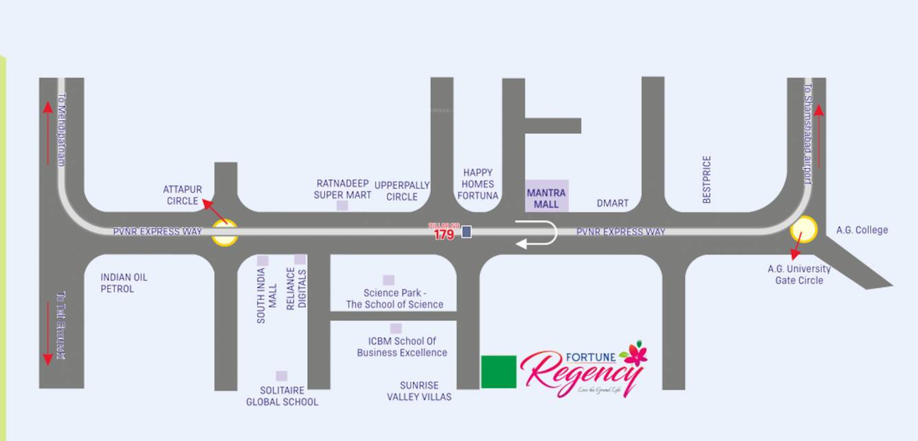  regency Location Plan