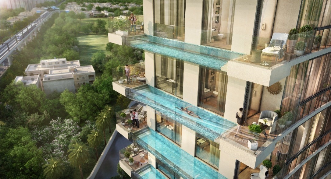  the leela sky villas Elevation