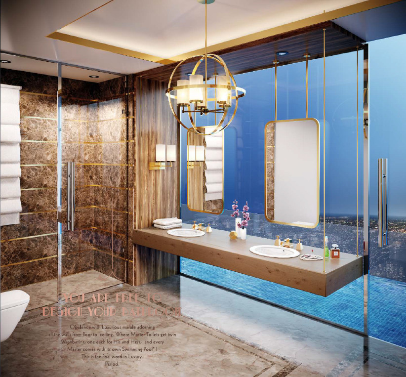  the leela sky villas Bathroom