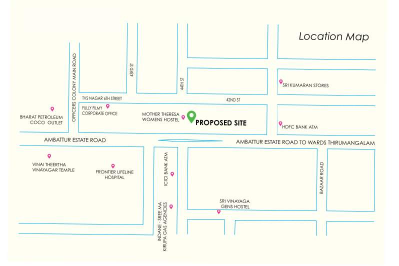  melody Location Plan