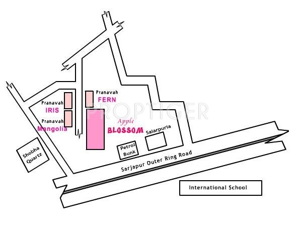 Pranavah Springs Location Plan