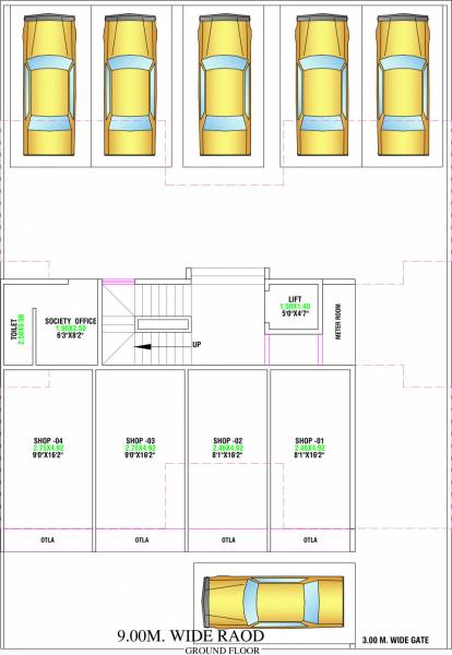 aster Aster Cluster Plan for ground Floor