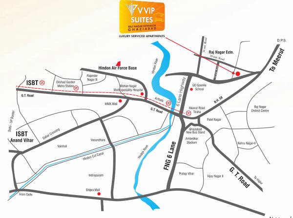  suites Location Plan