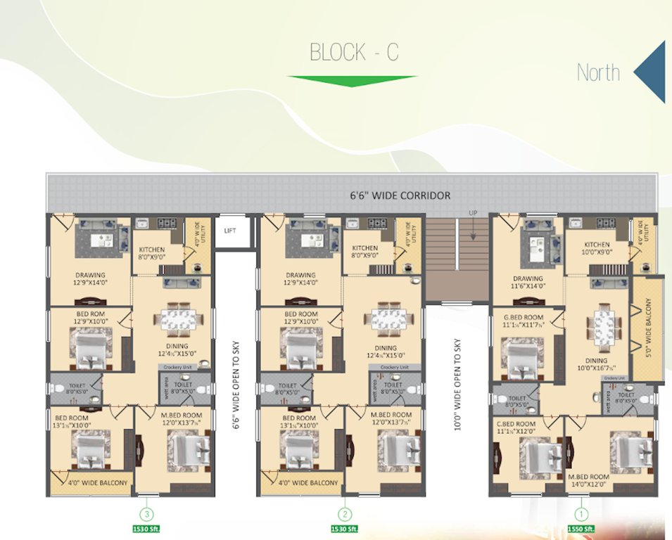  anjani heights C Cluster Plan