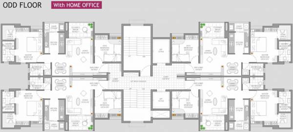 Typical Cluster Plan Odd Floor yashwin-sukhniwas Typical Cluster Plan Odd Floor