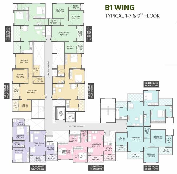  parkland B1 Cluster Plan