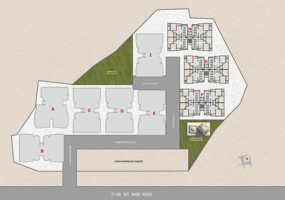  residency Layout Plan