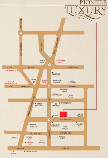  luxury Location Plan