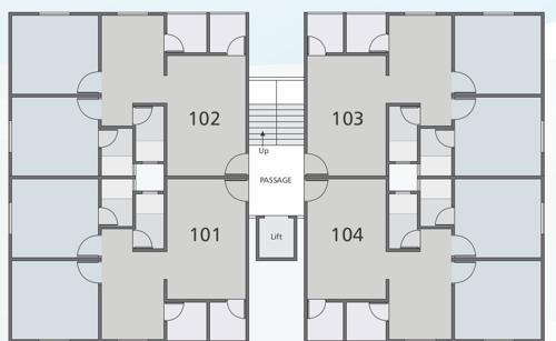  mahima-resicom Tower D Cluster Plan