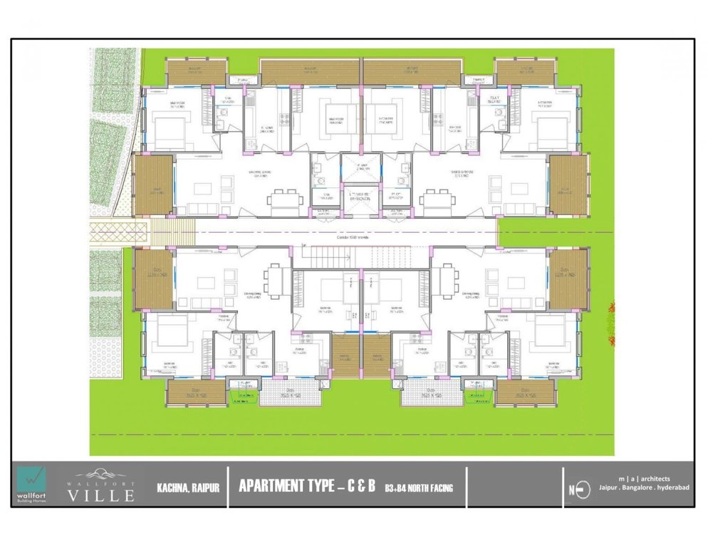 ville apartment Layout Plan