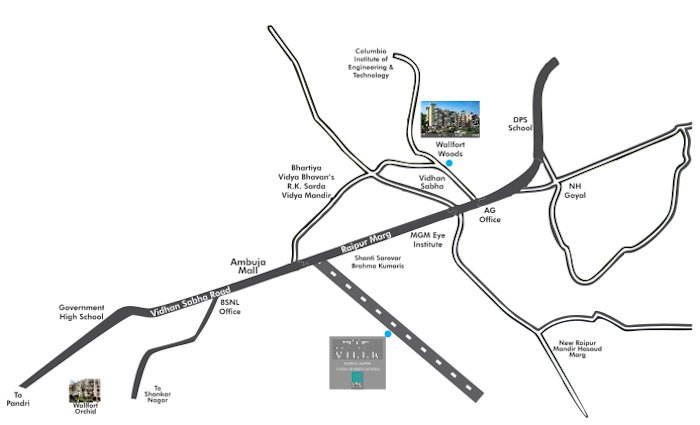  ville apartment Location Plan