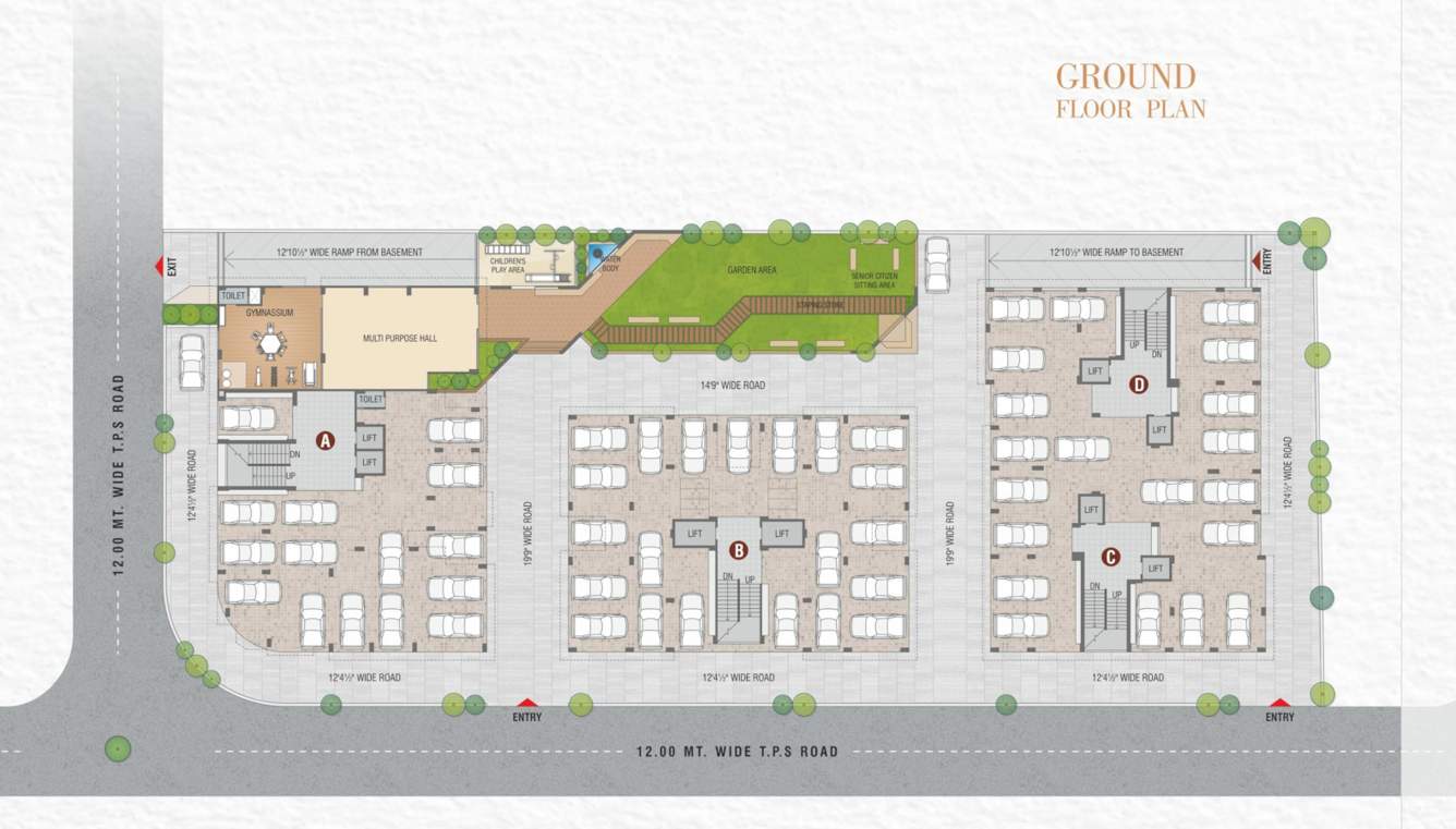  ashtvinayak uptown Tower A Cluster Plan