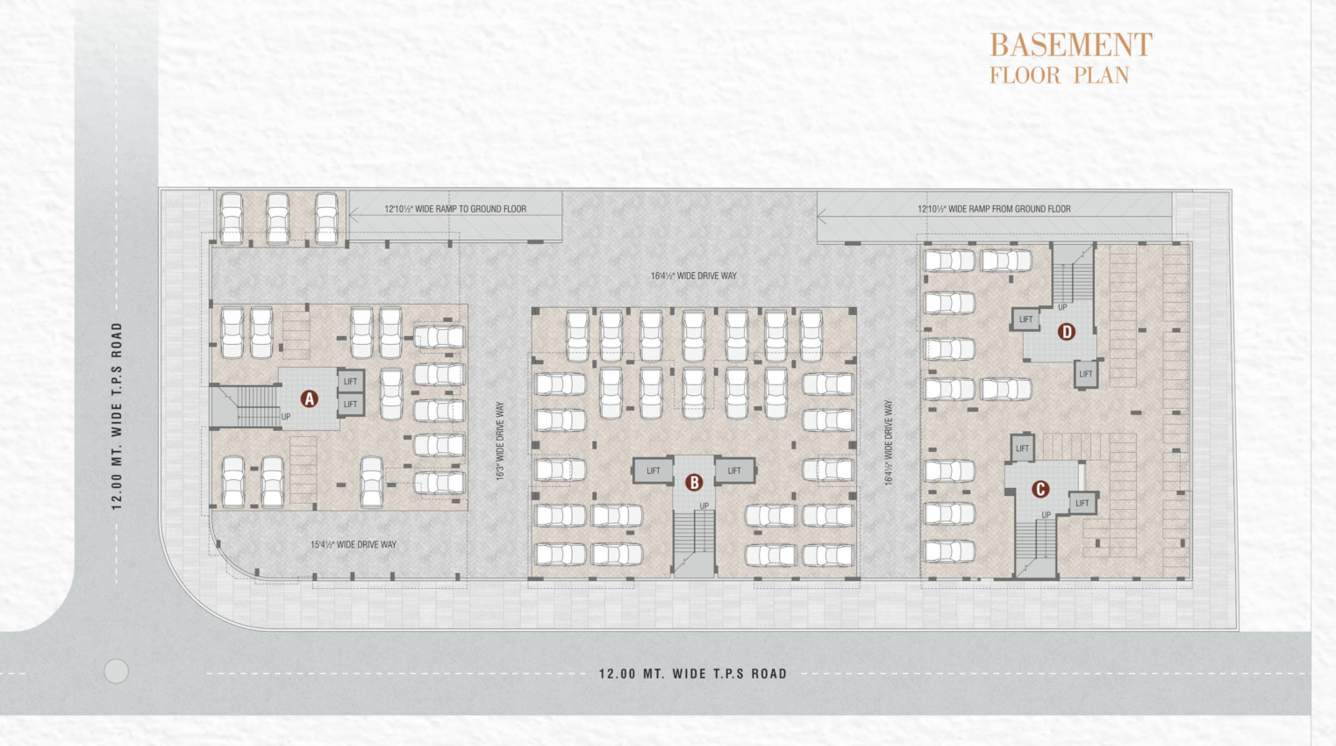  ashtvinayak uptown Tower A Cluster Plan