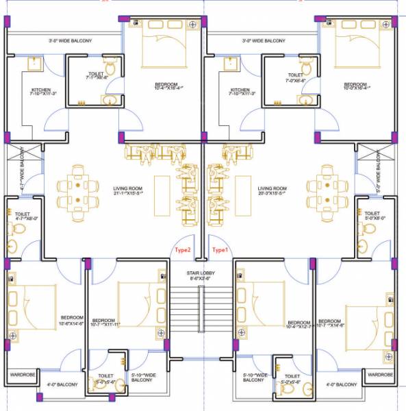  samriddhi First And Second Floor Cluster Plan