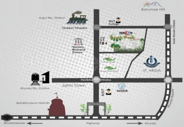  south-park-city Location Plan