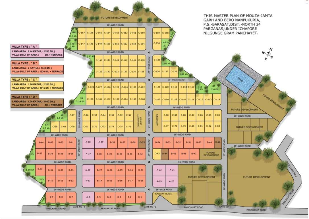  basundara park Layout Plan