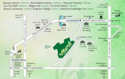  basundara-park Location Plan