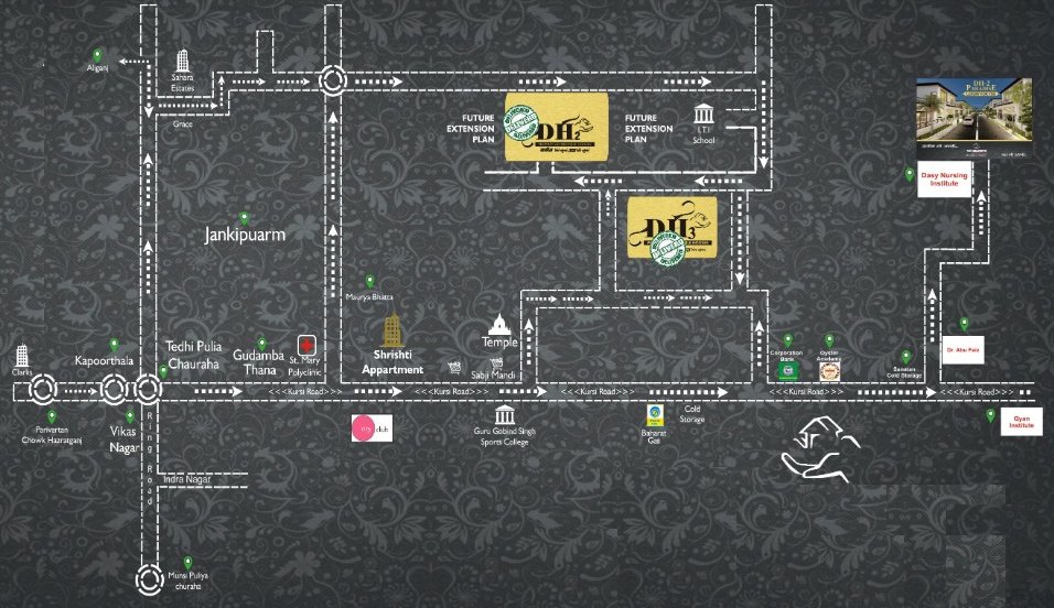  dh2 paradise Location Plan
