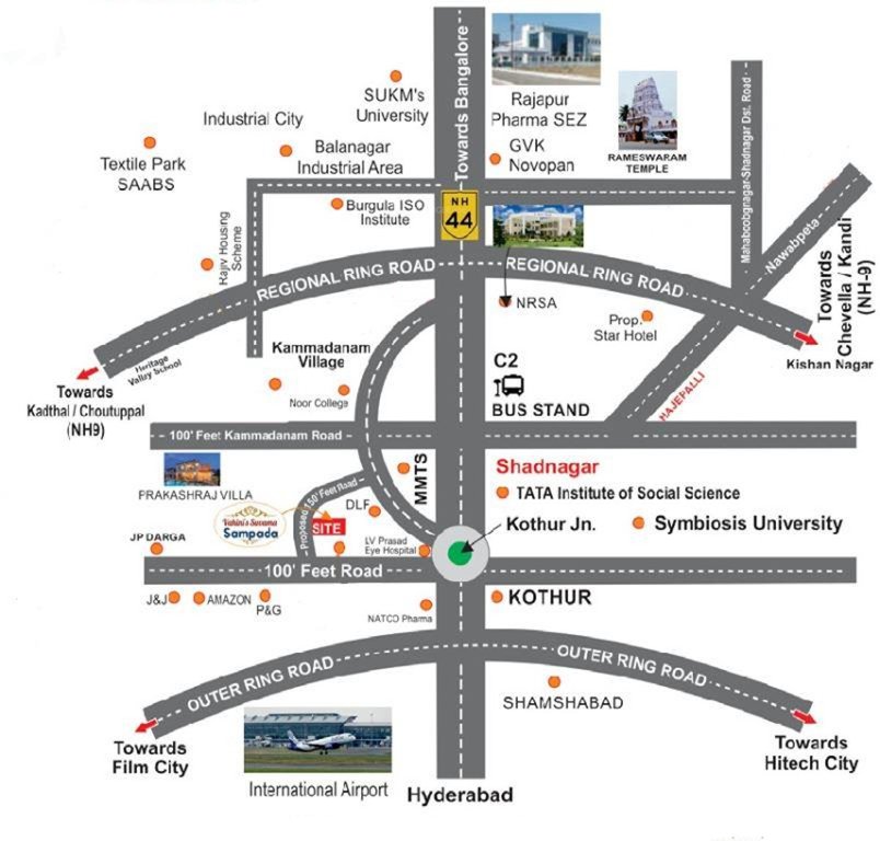  vahinis suvarna sampada Location Plan