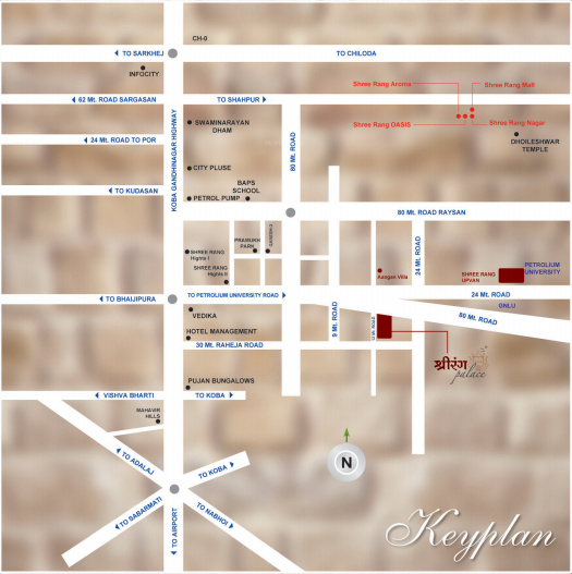  palace Location Plan