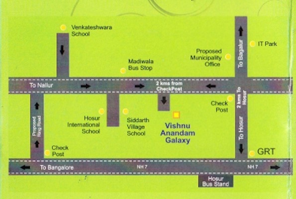  anandam galaxy Location Plan