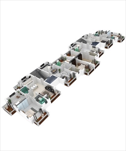  chrysanthe-suites Chrysanthe Suites Cluster Plan From 1st To 4th Floor