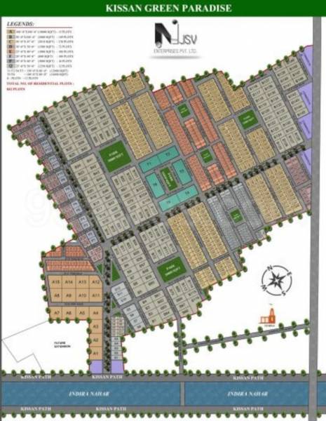  kissan-green-paradise Layout Plan